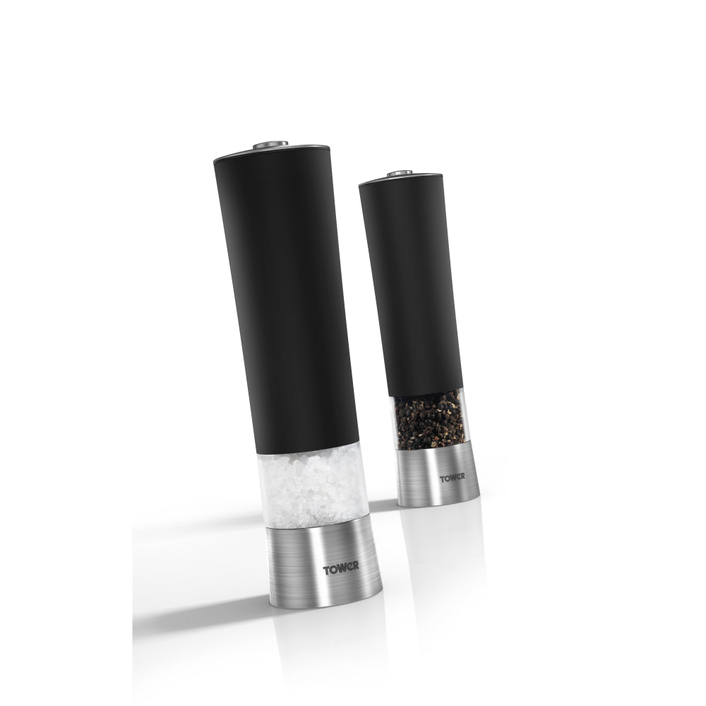 Tower Electric Salt & Pepper Mill Black