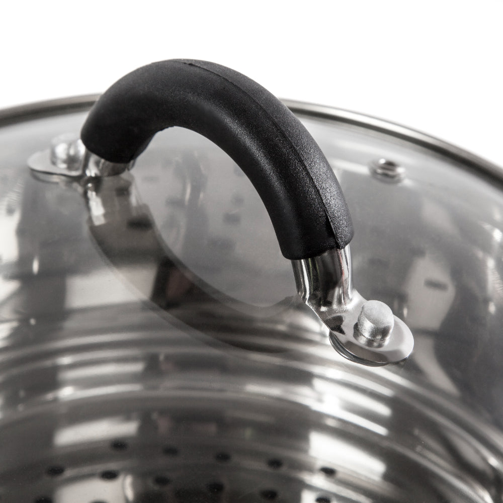 Tower Steamer 3 Tier 18cm Steel