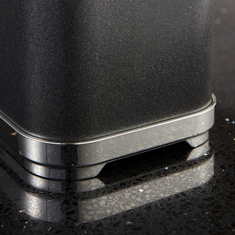 Tower Glitz Set of 3 Canisters Noir  - Black