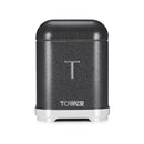 Tower Glitz Set of 3 Canisters Noir  - Black