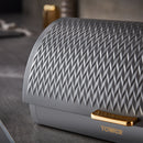 Tower Empire Roll Top Bread Bin  - Grey