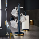 Tower Empire 6 Cup Mug Tree and Towel Pole Set  - Blue
