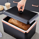Tower Cavaletto Bread Bin Black  - Black