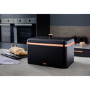 Tower Cavaletto Bread Bin Black  - Black