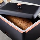 Tower Cavaletto Bread Bin Black  - Black