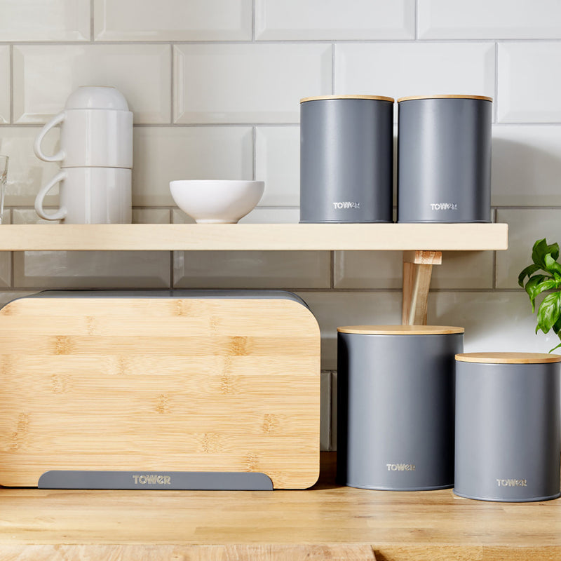 Tower Scandi 5 Piece Storage Set  - Grey