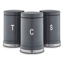 Tower Belle Set of 3 Canisters  - Graphite