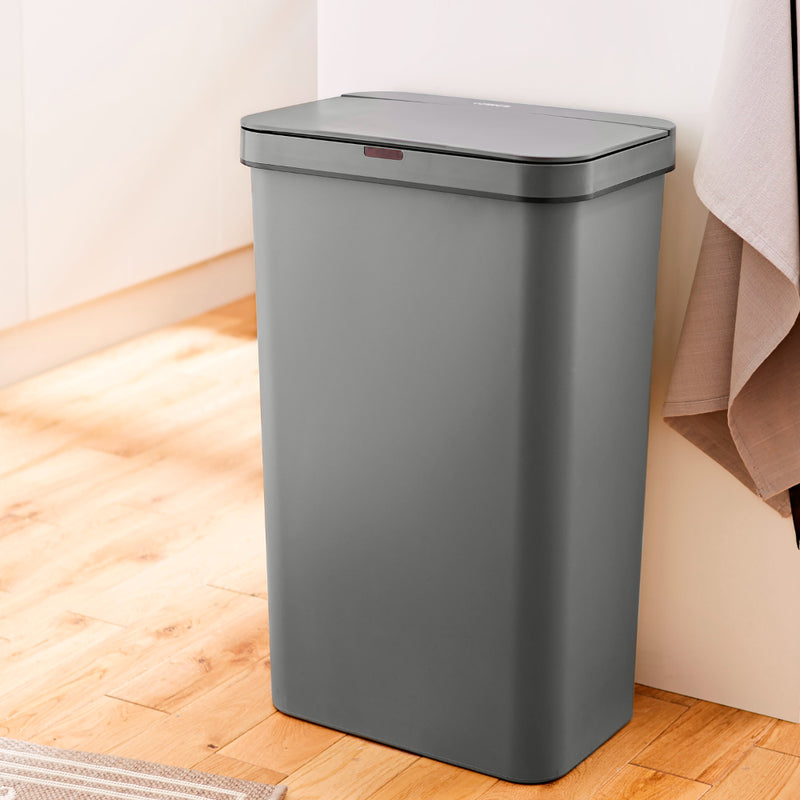 Tower Rectangular Sensor Bin 50L  - Grey