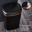 Tower Square Sensor Bin 58L  - Black