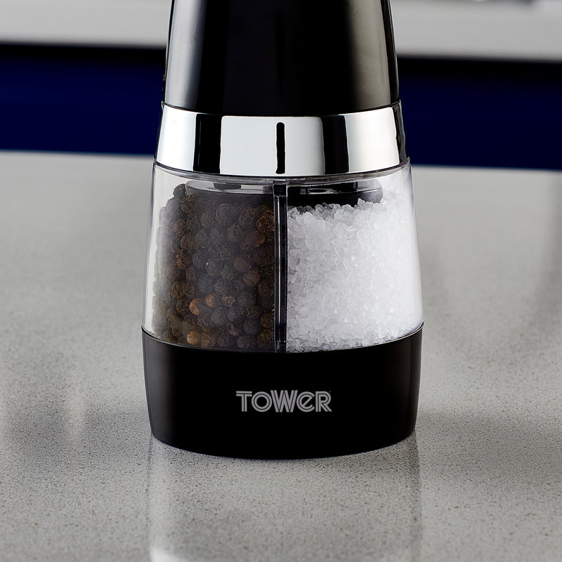Tower Duo Electric Salt & Pepper Mill  - Black