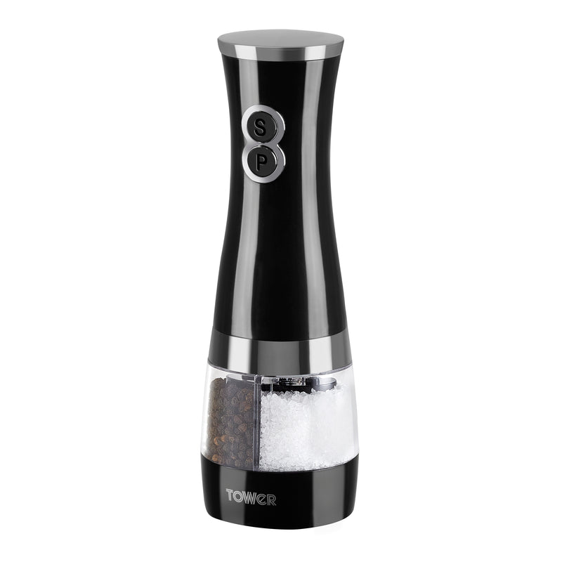 Tower Duo Electric Salt & Pepper Mill  - Black