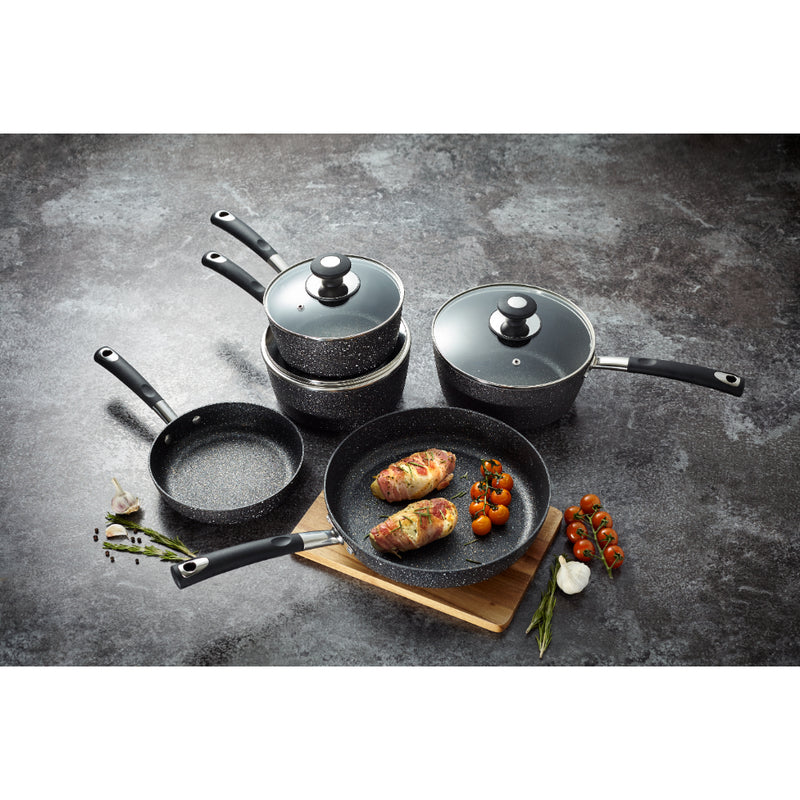 Tower Precision 5 Piece Pan Set  - Black