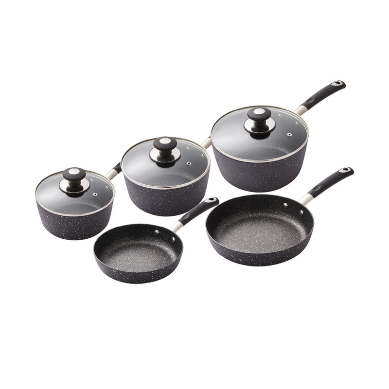 Tower Precision 5 Piece Pan Set  - Black