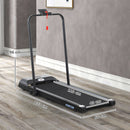 HOMCOM Foldable Walking Treadmill W/ LED Display