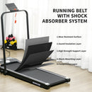 HOMCOM Foldable Walking Treadmill W/ LED Display
