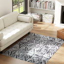HOMCOM Non-Slip Washable Rug, Chenille Floor Carpet for Living Room,
