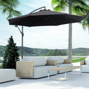 Outsunny Cantilever Banana Parasol 3m -  Black
