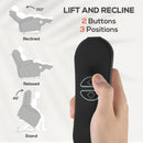 HOMCOM Power Lift Recliner Chair for Elderly with Remote Control, Grey