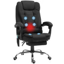 Vinsetto Ergonomic Heated 6 Points Vibration Massage Office Chair