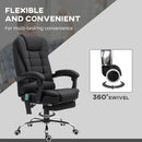 Vinsetto Ergonomic Heated 6 Points Vibration Massage Office Chair