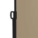 Outsunny Side Awning Retractable, Privacy Screen, 400x180cm, Khaki