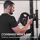 SPORTNOW 2 x Olympic Weight Plates, Weight Plate Discs with Tri-Grips