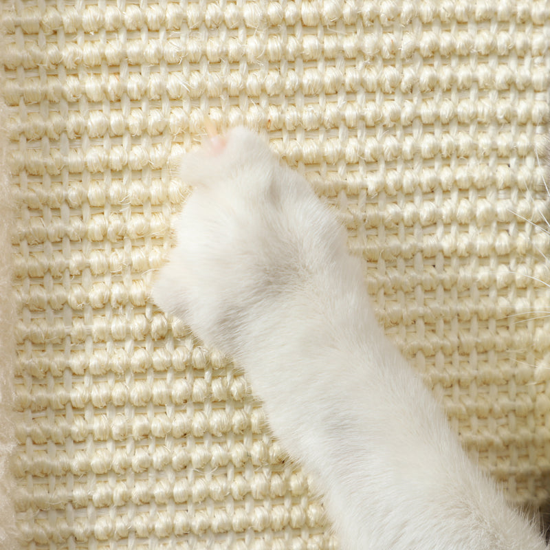 PawHut Cat Scratching Post 3 in 1 Cat Scratcher w/ Track Ball Toy