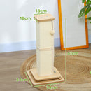 PawHut Cat Scratching Post 3 in 1 Cat Scratcher w/ Track Ball Toy