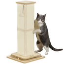 PawHut Cat Scratching Post 3 in 1 Cat Scratcher w/ Track Ball Toy