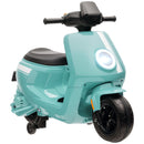 AIYAPLAY 6V Kids Electric Motorbike With Headlight And Music - Black/Green/Pink