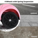 12V Volkswagen Beetle Electric Kids Ride On Car with Remote Control-Pink