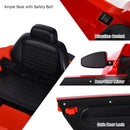 12V Volkswagen Beetle Electric Kids Ride On Car with Remote Control-Red