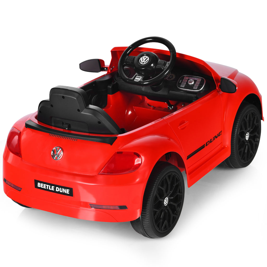 12V Volkswagen Beetle Electric Kids Ride On Car with Remote Control-Re