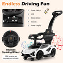 3-in-1 Ride On Push Car with Removable Guardrails and Handle