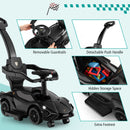 3-in-1 Ride On Push Car with Removable Guardrails and Handle