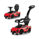 3-in-1 Ride On Push Car with Removable Guardrails and Handle
