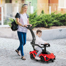 3-in-1 Ride On Push Car with Removable Guardrails and Handle