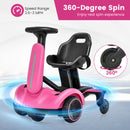 6V Electric Ride on Drift Car for Kids Aged 3-8 Years Old-Pink