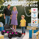 AIYAPLAY Pedal Go Kart with Automatic Clutch, for Ages 3-6 Years