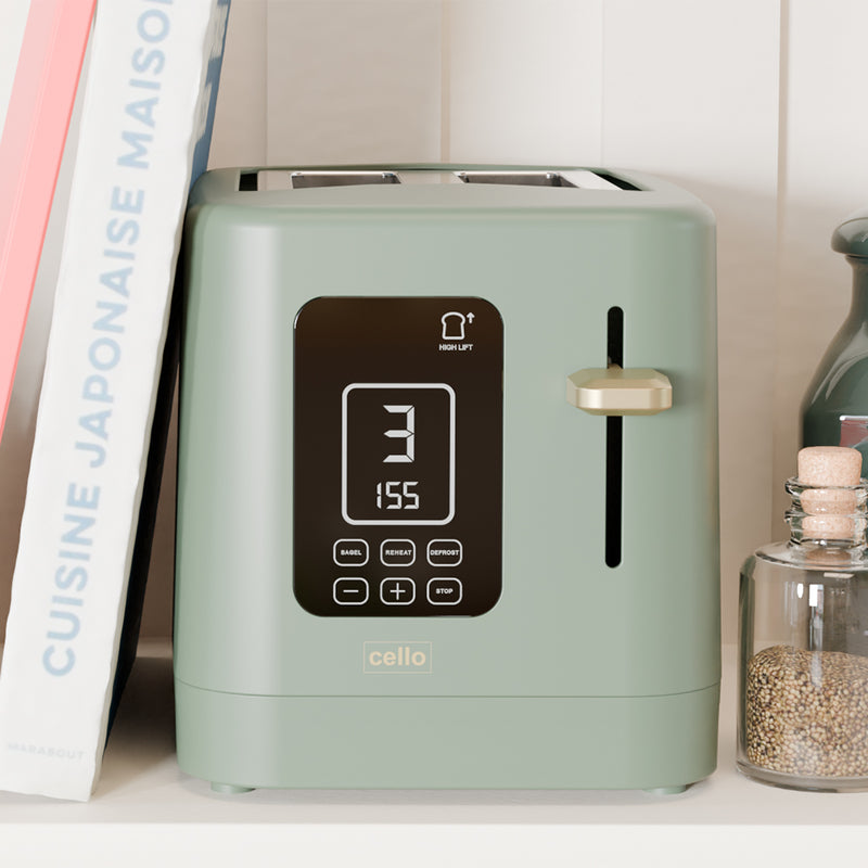 Cello Digital 2 Slice Toaster With Bagel Function