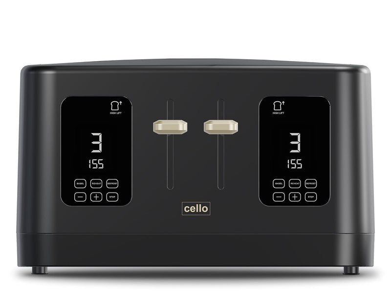 Cello Digital 4 Slice Toaster With Bagel Function