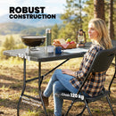 Outsunny 5 Piece 6ft Foldable Table and Chairs, Portable Picnic Table Set