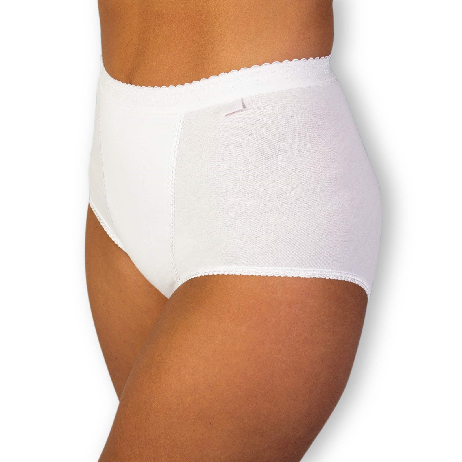 Tru Lingerie Control Briefs 2 Pack White
