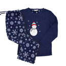 Ladies Fleece Pyjamas - Snowman