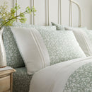 D & D Tess Duvet Cover Set in Green