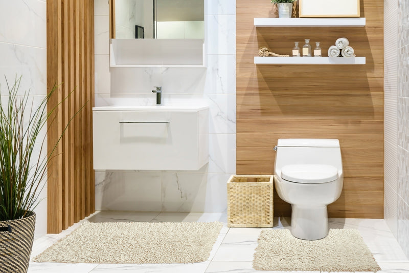Tumble Twist Pure Cotton 2pc Bath set in Cream