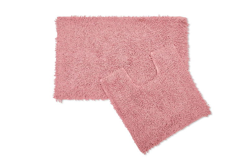Tumble Twist Pure Cotton 2pc Bath set in Pink