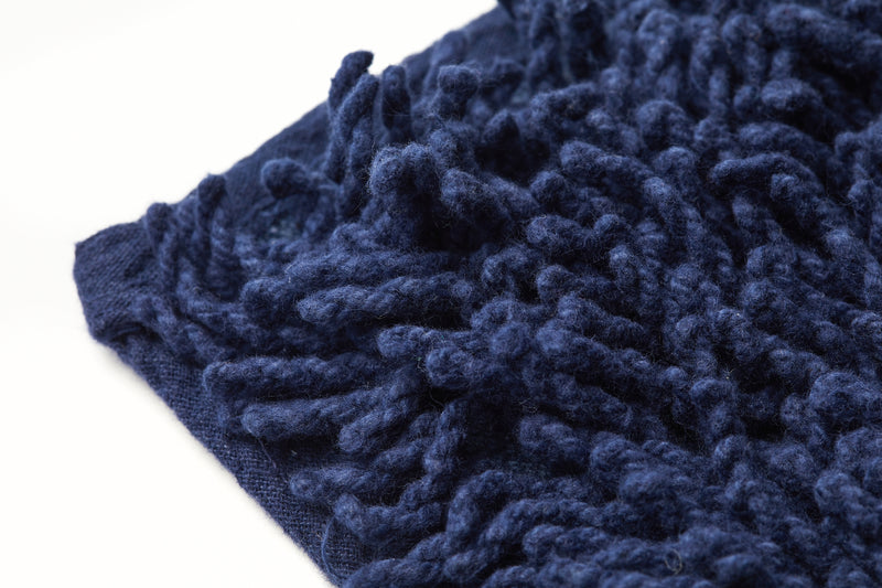 Tumble Twist Pure Cotton 2pc Bath set in Navy