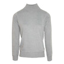 Tru Soft Turtle Neck Ladies Jumper - Silver