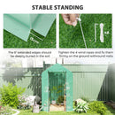 Outsunny Walk in Greenhouse w/Shelves Steeple Grow House 120 x 186 x 190 cm